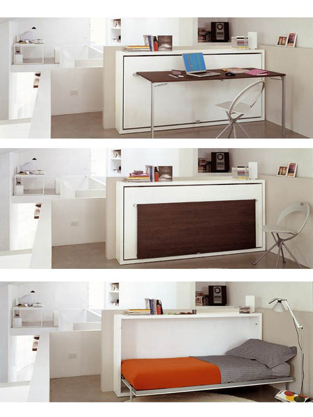 Poppi 90/120 horizontal wallbed by Clei, Italy