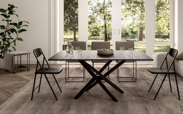 Cubix pouf and 5 chairs in one.