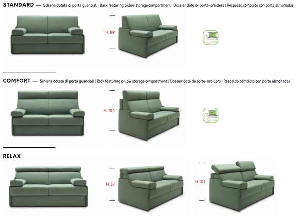 Bob sofa / corner sofa bed by felis.it Day & Night collection