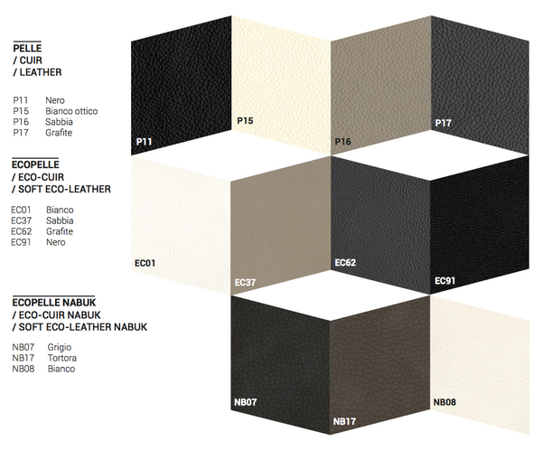 Molly soft leather chair by Altacom Italia