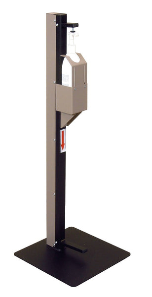 Disinfection gel dispenser holder column with pedal [EN]