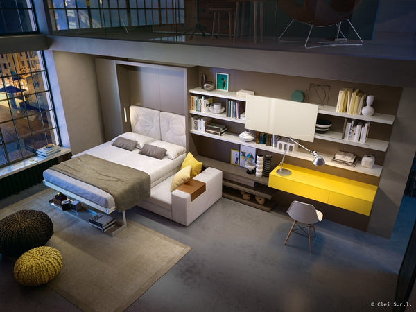 TANGO sofa 223 / 270 wallbed. Clei, Italy