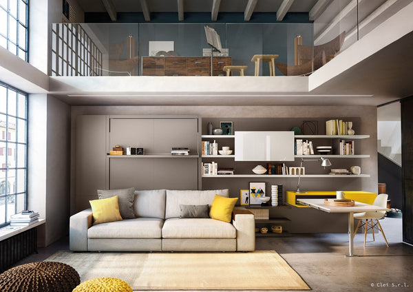 TANGO sofa 223 / 270 wallbed. Clei, Italy