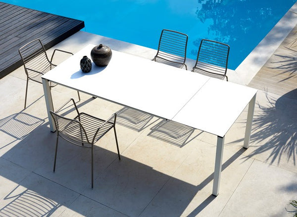 EXTENDIBLE OUTDOOR TABLE PRANZO 90x160/210