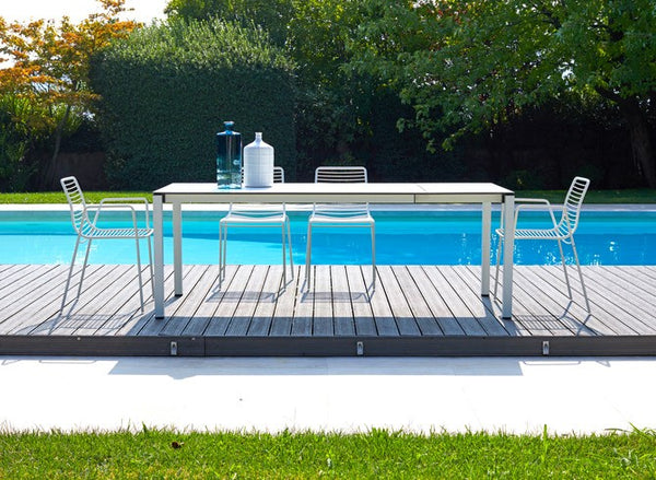 EXTENDIBLE OUTDOOR TABLE PRANZO 90x160/210