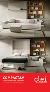 Dzīvojamās istabas mēbeles no Itālijas | Living collection by Clei, Italy
