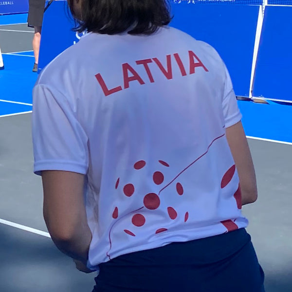 🇱🇻 2025 Original Team Latvia game t-shirt European Pickleball  Championship, Rome
