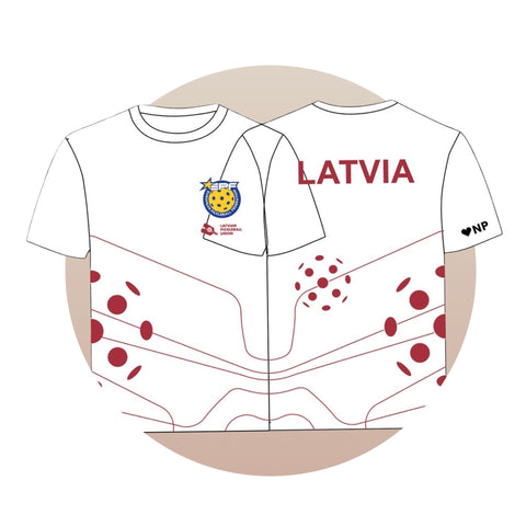 🇱🇻 2025 Original Team Latvia game t-shirt European Pickleball  Championship, Rome
