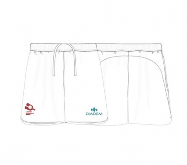 Men's Logo Sweatpants - White/Teal (TEAM LATVIA)