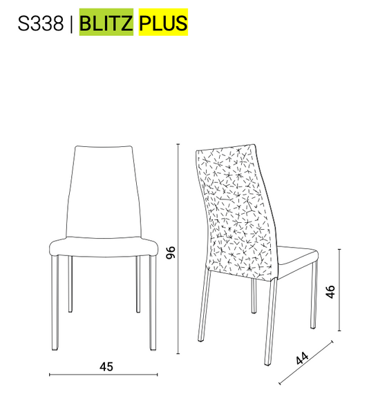 Blitz Plus krēsls, OZZIO ITALIA, designed by Studio Ozeta