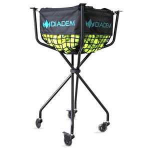 Ball cart with bag for 140 tennis or 100 pickleballs