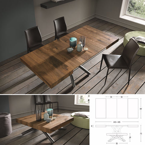 Floor model Levante transforming coffee table by Altacom Italia