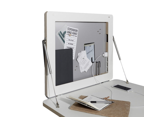 FLATFRAME the smallest wall mounted home office, Germany [EN]