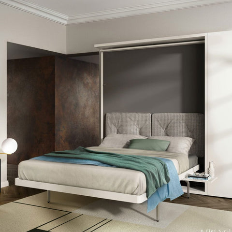 LGM rotating double wallbed patented. Clei, Italy