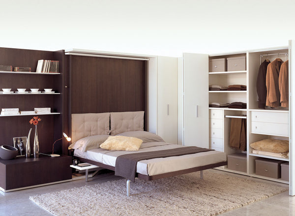 LGM rotating double wallbed patented. Clei, Italy