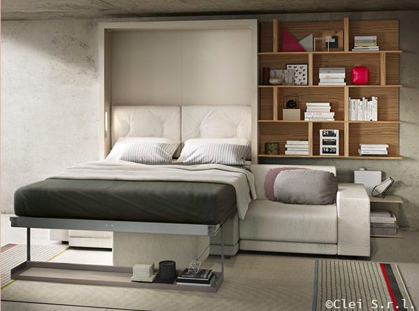 OSLO Divano 301 wall bed for 154 x 202 x 18 cm mattress