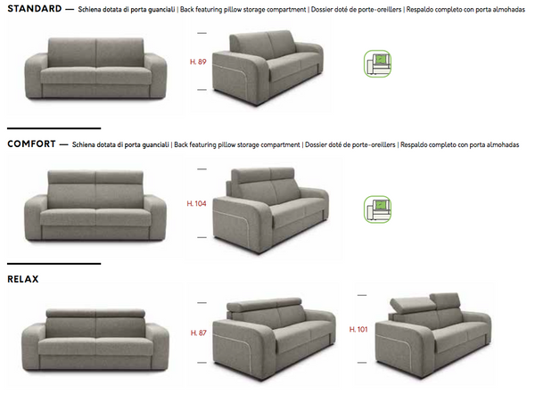 Didier sofa / corner sofa bed by felis.it Day & Night collection