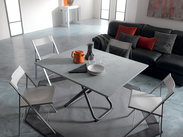 SECOND transformable table with folding top by Easy-Line.it [EN]