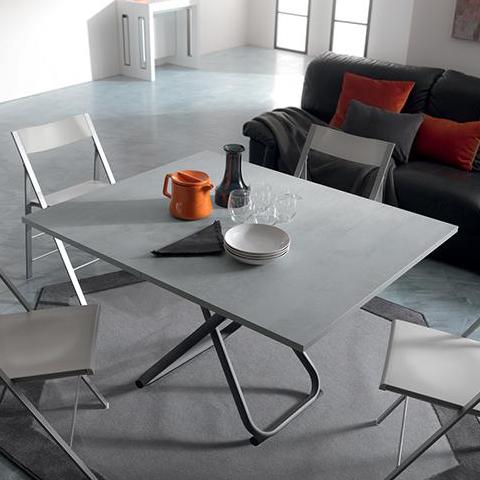 SECOND transformable table with folding top by Easy-Line.it [EN]