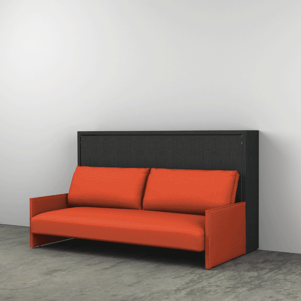 Kali Sofa 90/120 horizontal opening wall bed by Clei, Italy