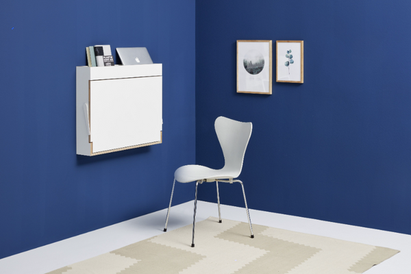 WORKOUT wall mounted writing and standup desk, Germany [EN]